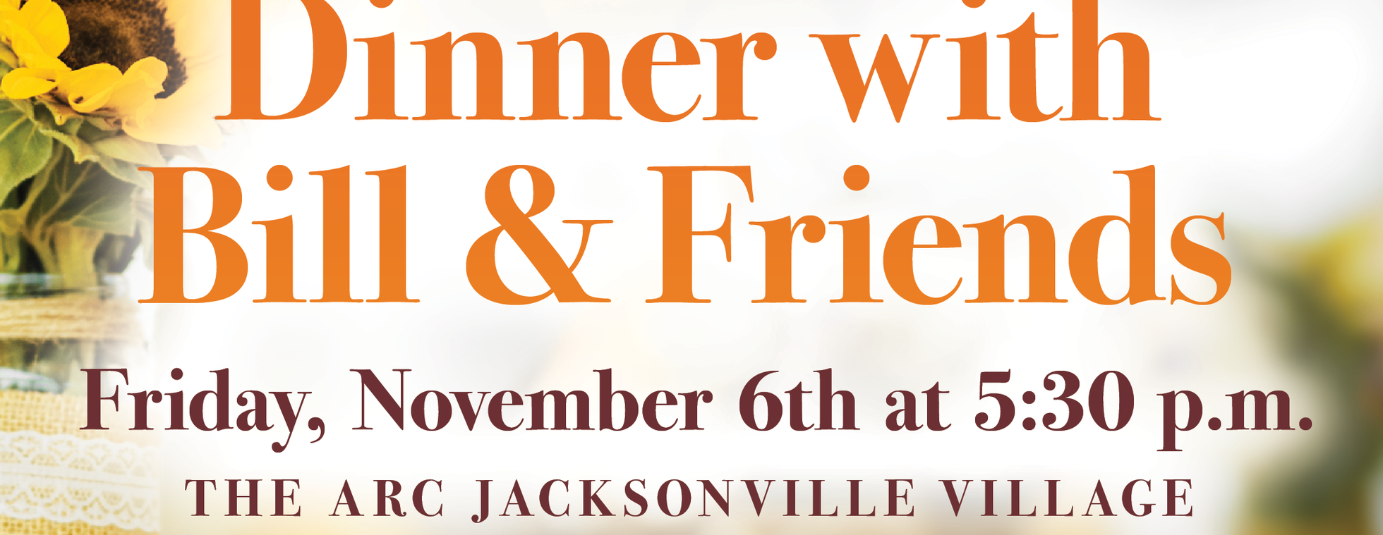 Dinner with Bill & Friends 2026